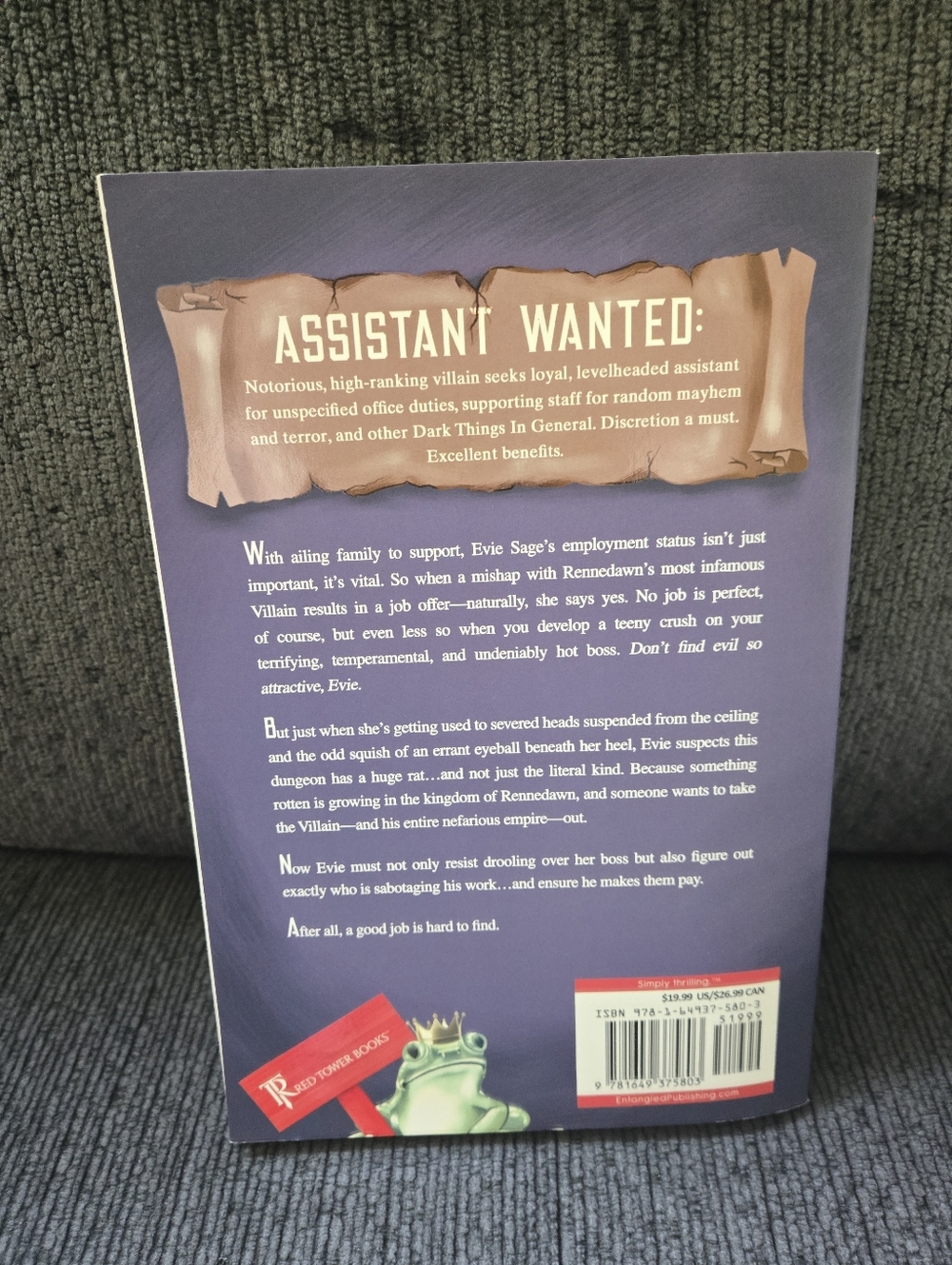 Assistant To The Villain Book Series #1-3 By Hannah Nicocle Maehrer - Picture 3 of 9